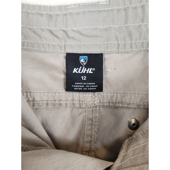Kuhl Women's Khakis Capri Cargo Scrunched legs Size US 12 - Picture 5 of 11